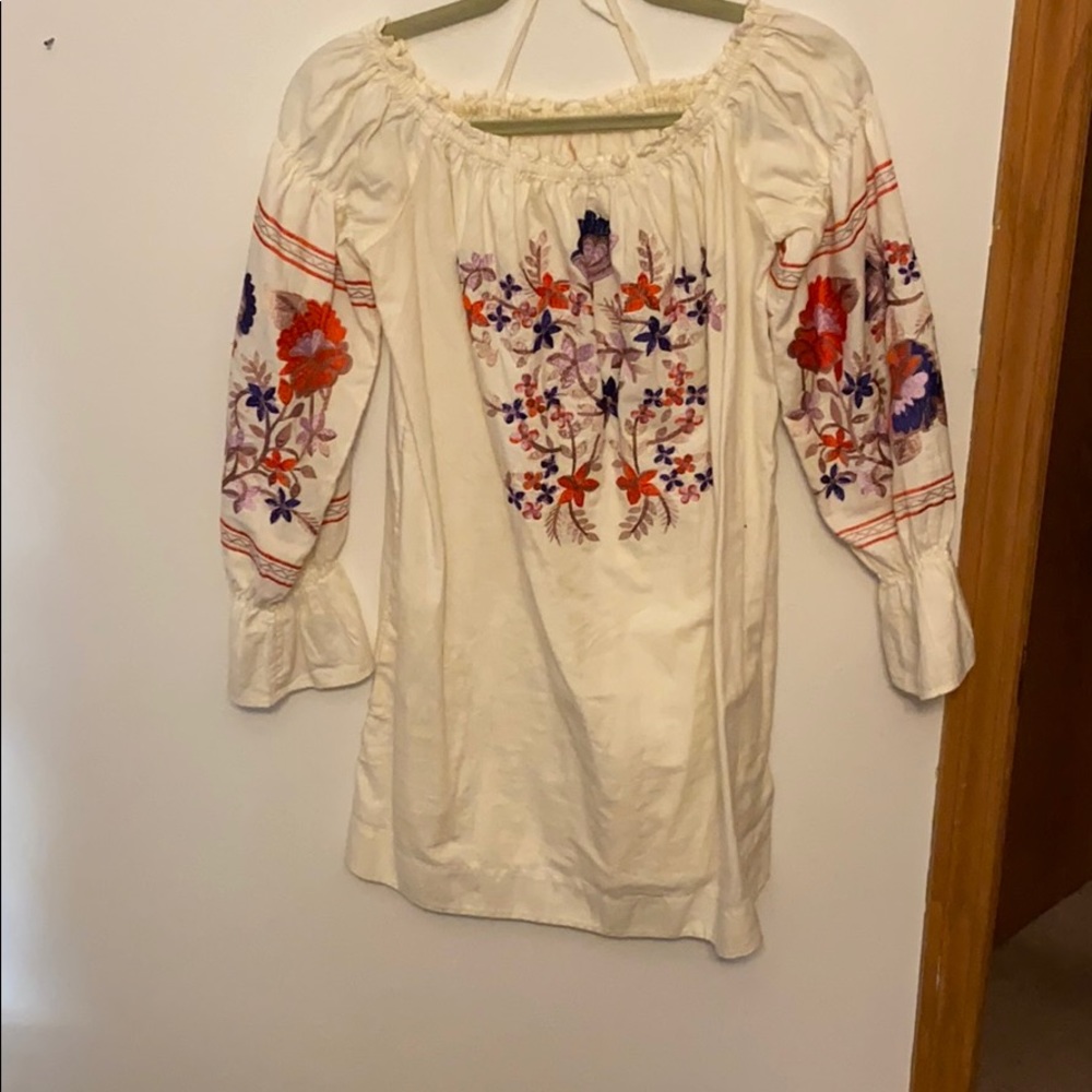 Long sleeve mini dress